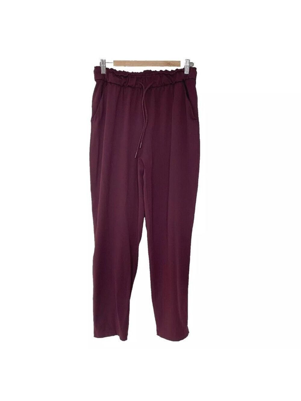 Lululemon Keep Moving 7/8 Pant High Rise Size 8 Cassis Full-On Luxtreme - Picture 4 of 14